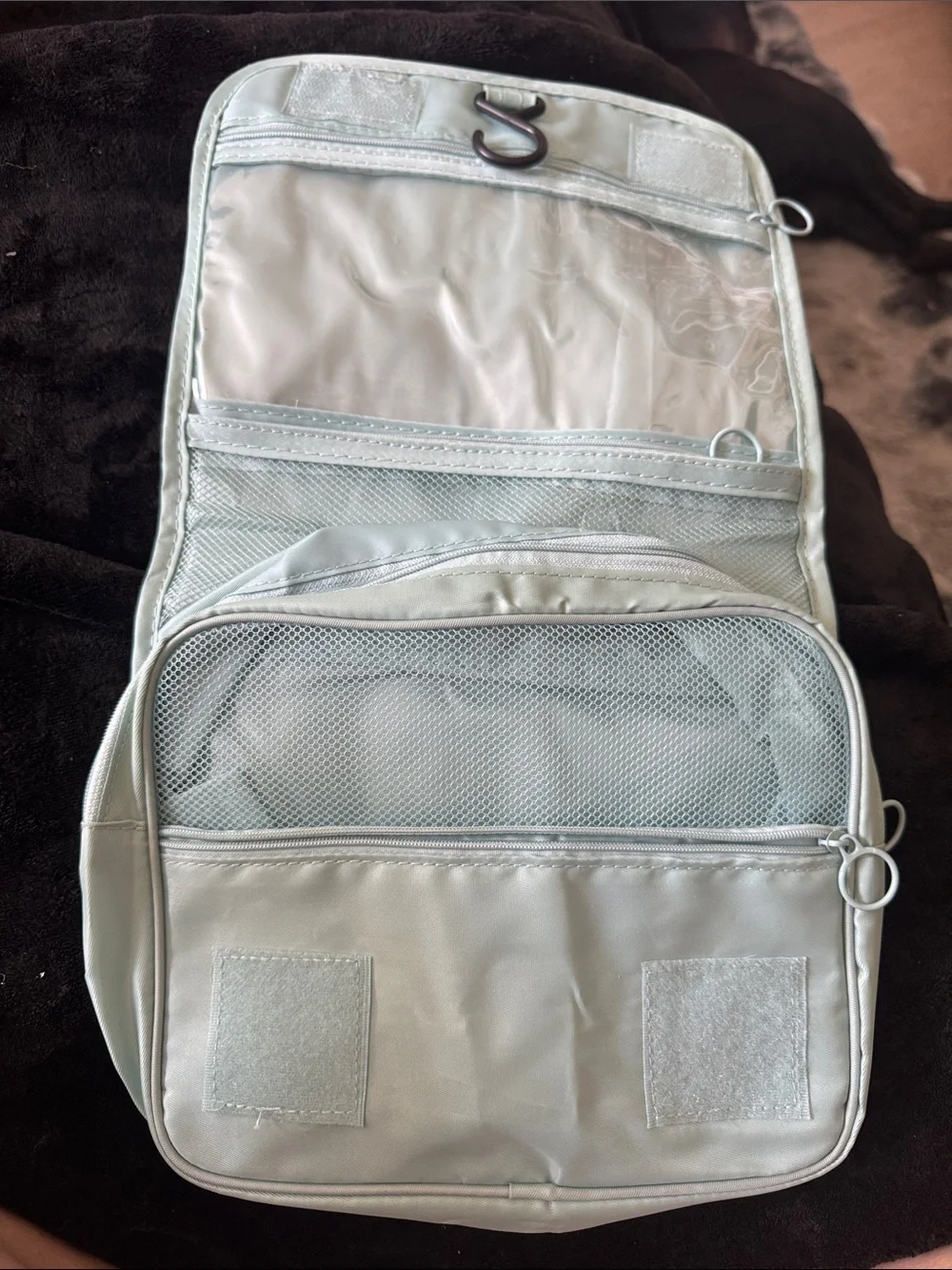 Travel Bag in Light Sage Green